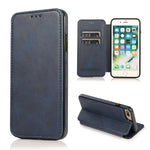 Custodia portafoglio in pelle con ventosa magnetica per iPhone