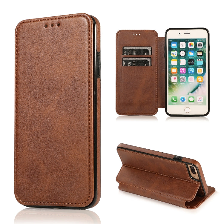 Custodia portafoglio in pelle con ventosa magnetica per iPhone