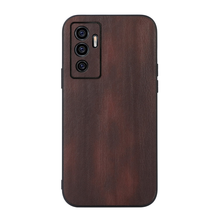 Cassa del telefono dell'unità di elaborazione di struttura della mucca gialla, For vivo S10e 5G / V23e, For vivo S12 5G / V23 5G, For vivo S12 Pro 5G / V23 Pro 5G, For vivo Y21 / Y21s / Y33s, For vivo Y75 5G