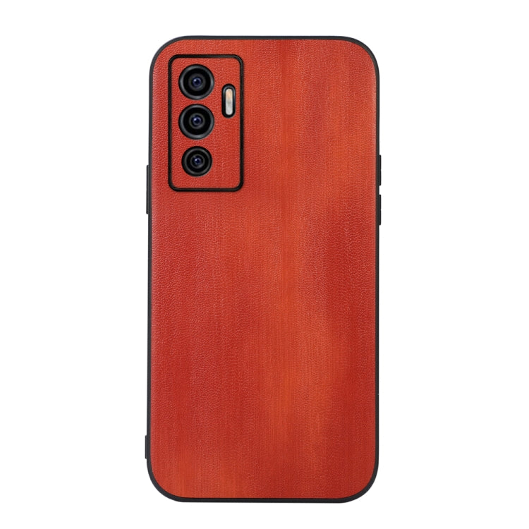 Cassa del telefono dell'unità di elaborazione di struttura della mucca gialla, For vivo S10e 5G / V23e, For vivo S12 5G / V23 5G, For vivo S12 Pro 5G / V23 Pro 5G, For vivo Y21 / Y21s / Y33s, For vivo Y75 5G