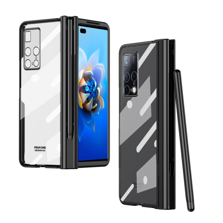 Custodia per telefono con cerniera galvanica con stilo, For Huawei Mate X2, For Honor Magic V, For Samsung Galaxy Z Fold2 5G, For Xiaomi Mi Mix Fold, For Samsung Galaxy Z Fold2 5G with Film