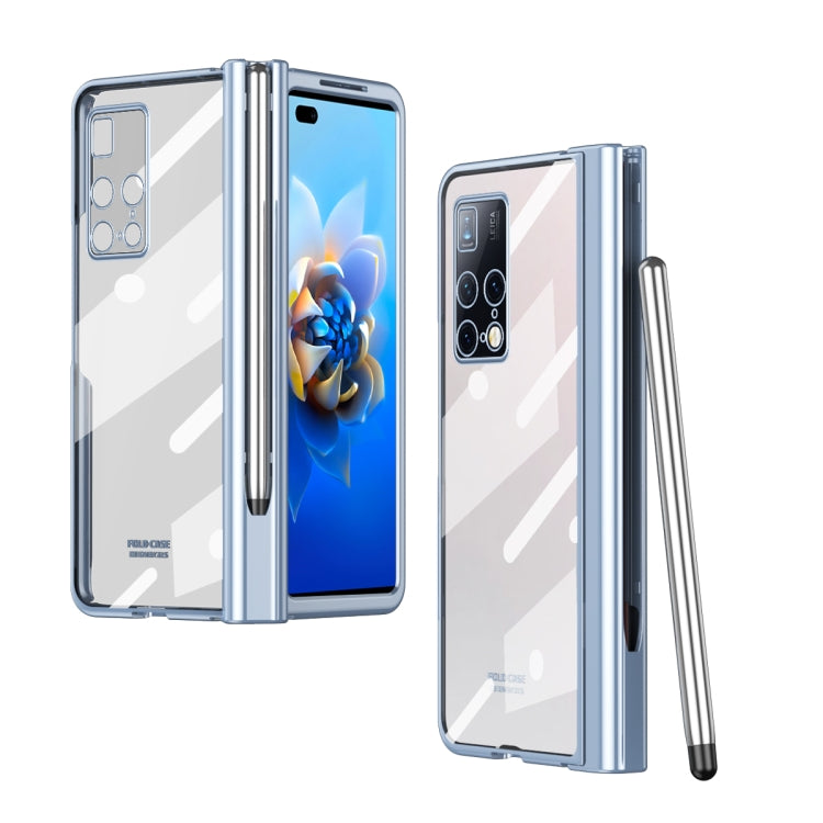 Custodia per telefono con cerniera galvanica con stilo, For Huawei Mate X2, For Honor Magic V, For Samsung Galaxy Z Fold2 5G, For Xiaomi Mi Mix Fold, For Samsung Galaxy Z Fold2 5G with Film