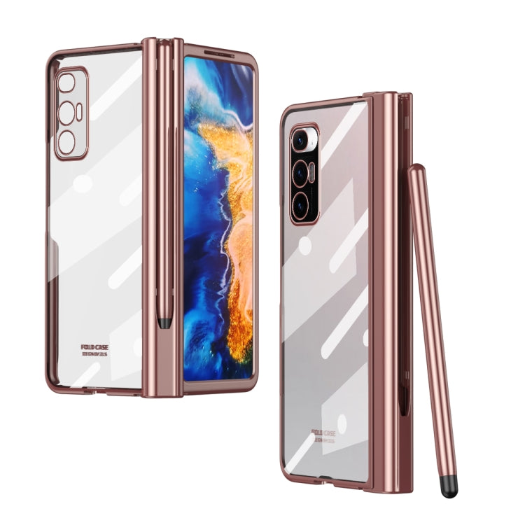 Custodia per telefono con cerniera galvanica con stilo, For Huawei Mate X2, For Honor Magic V, For Samsung Galaxy Z Fold2 5G, For Xiaomi Mi Mix Fold, For Samsung Galaxy Z Fold2 5G with Film