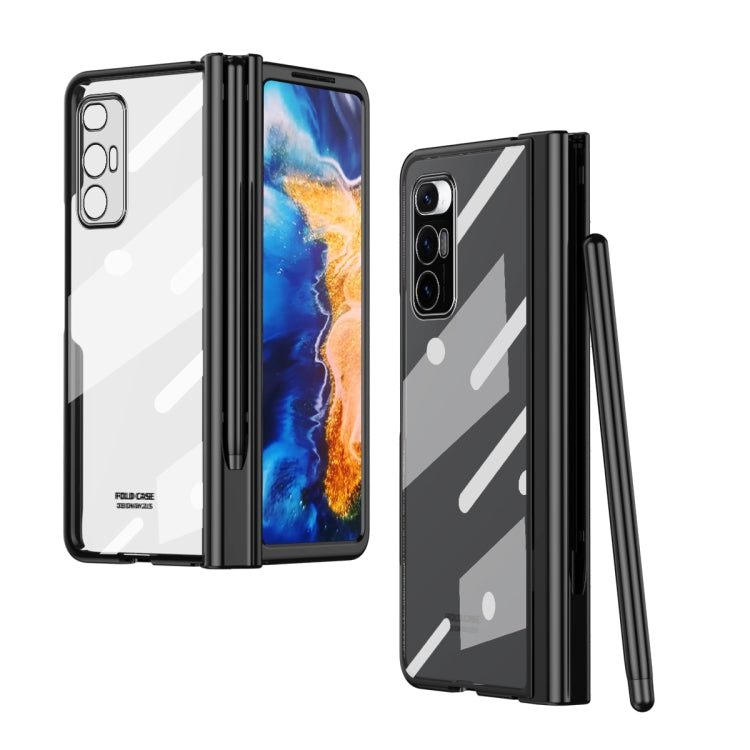 Custodia per telefono con cerniera galvanica con stilo, For Huawei Mate X2, For Honor Magic V, For Samsung Galaxy Z Fold2 5G, For Xiaomi Mi Mix Fold, For Samsung Galaxy Z Fold2 5G with Film