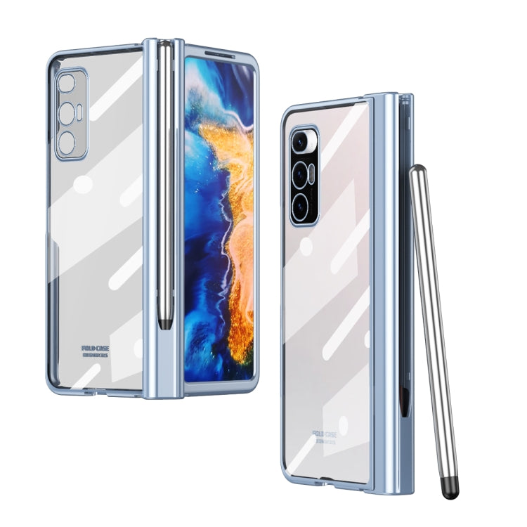 Custodia per telefono con cerniera galvanica con stilo, For Huawei Mate X2, For Honor Magic V, For Samsung Galaxy Z Fold2 5G, For Xiaomi Mi Mix Fold, For Samsung Galaxy Z Fold2 5G with Film