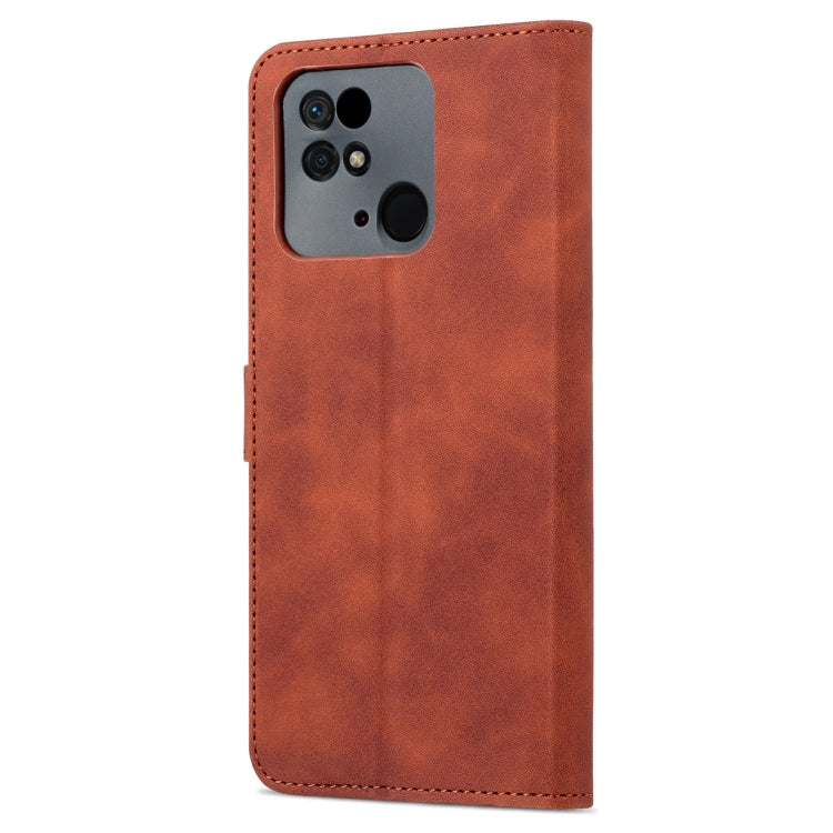 AZNS Skin Feel Calf Texture Flip Custodia in pelle per telefono, For Xiaomi Redmi 10C / Redmi 10 India, For Xiaomi Poco X4 Pro 5G