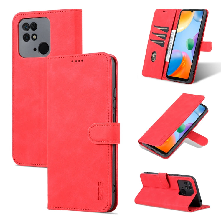 AZNS Skin Feel Calf Texture Flip Custodia in pelle per telefono, For Xiaomi Redmi 10C / Redmi 10 India, For Xiaomi Poco X4 Pro 5G