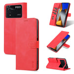 AZNS Skin Feel Calf Texture Flip Custodia in pelle per telefono, For Xiaomi Redmi 10C / Redmi 10 India, For Xiaomi Poco X4 Pro 5G