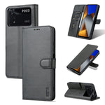 AZNS Skin Feel Calf Texture Flip Custodia in pelle per telefono, For Xiaomi Redmi 10C / Redmi 10 India, For Xiaomi Poco X4 Pro 5G