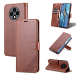 AZNS Custodia per cellulare in pelle di pecora con struttura in pelle di pecora, For U-Magic Enjoy 50 Plus, For Honor X8 / X30i
