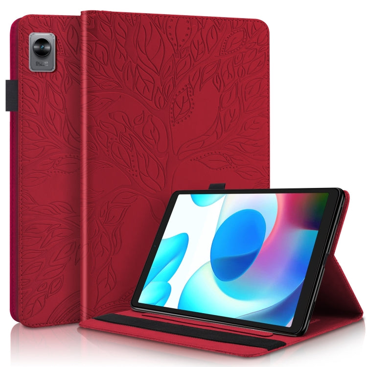 Custodia per tablet orizzontale in pelle a conchiglia orizzontale serie Life Tree, For OPPO Realme Pad mini