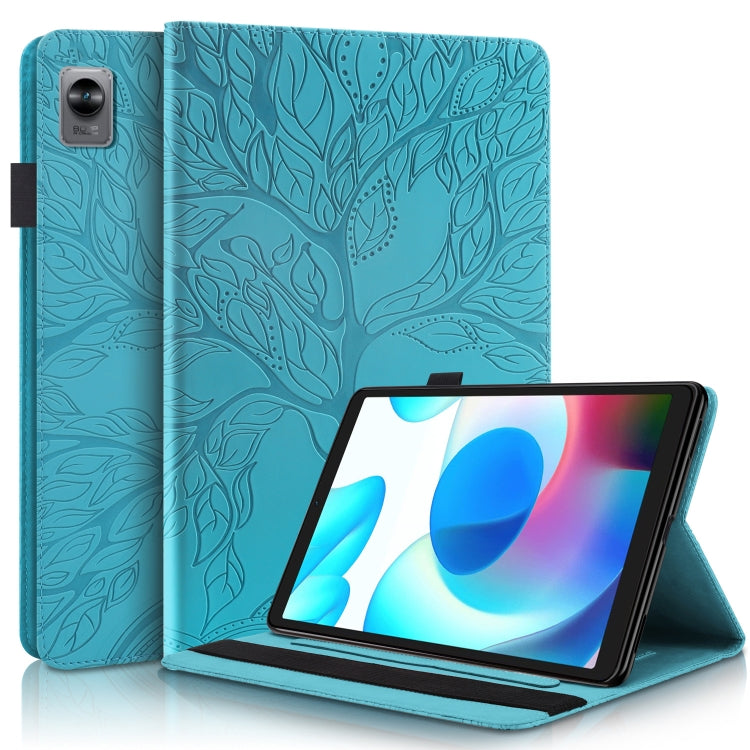 Custodia per tablet orizzontale in pelle a conchiglia orizzontale serie Life Tree, For OPPO Realme Pad mini