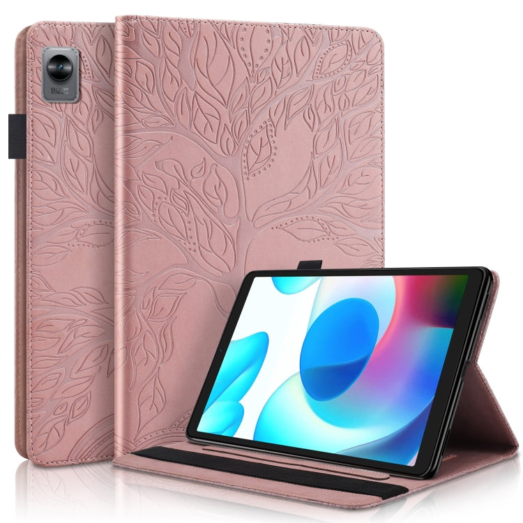Custodia per tablet orizzontale in pelle a conchiglia orizzontale serie Life Tree, For OPPO Realme Pad mini