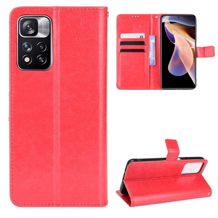 Cassa del telefono in pelle con texture retrò Crazy Horse, For vivo Y55 5G / T1 5G / Y75 5G, For Samsung Galaxy M33 5G, For Xiaomi Poco F4 GT / Redmi K50 Gaming, For Xiaomi Poco X4 NFC /Redmi Note 11 Pro China, For Xiaomi Black Shark 5                 ...