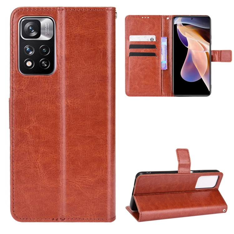 Cassa del telefono in pelle con texture retrò Crazy Horse, For vivo Y55 5G / T1 5G / Y75 5G, For Samsung Galaxy M33 5G, For Xiaomi Poco F4 GT / Redmi K50 Gaming, For Xiaomi Poco X4 NFC /Redmi Note 11 Pro China, For Xiaomi Black Shark 5                 ...