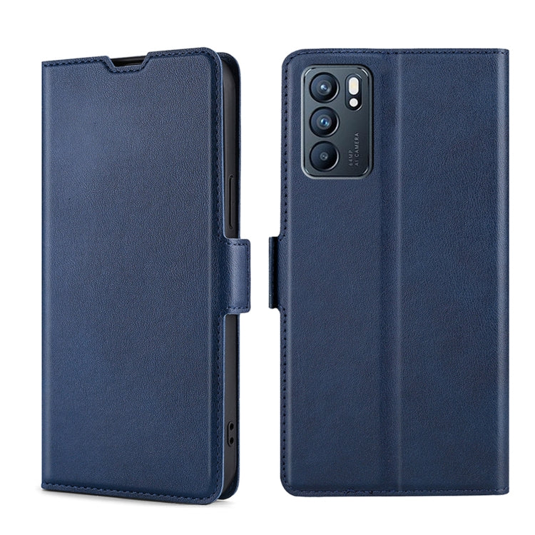 Custodia per telefono in pelle con vibrazione orizzontale in PU + TPU con fibbia laterale ultrasottile, For OPPO Reno6, For OPPO Reno6 Pro, For OPPO Reno6 Pro+ 5G, For OPPO Reno7 5G Global, For OPPO Realme 8i, For OPPO Realme 9 Pro