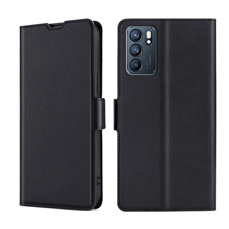 Custodia per telefono in pelle con vibrazione orizzontale in PU + TPU con fibbia laterale ultrasottile, For OPPO Reno6, For OPPO Reno6 Pro, For OPPO Reno6 Pro+ 5G, For OPPO Reno7 5G Global, For OPPO Realme 8i, For OPPO Realme 9 Pro
