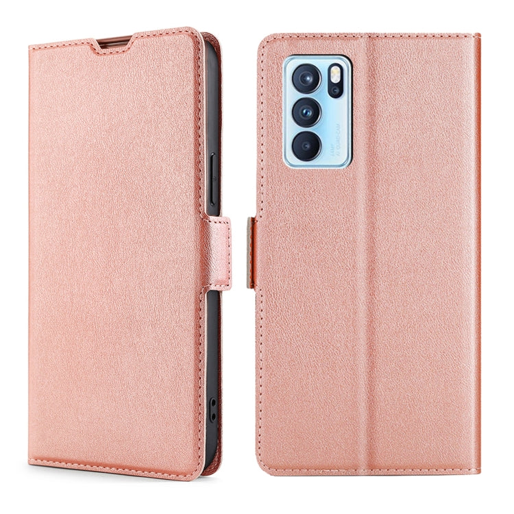 Custodia per telefono in pelle con vibrazione orizzontale in PU + TPU con fibbia laterale ultrasottile, For OPPO Reno6, For OPPO Reno6 Pro, For OPPO Reno6 Pro+ 5G, For OPPO Reno7 5G Global, For OPPO Realme 8i, For OPPO Realme 9 Pro