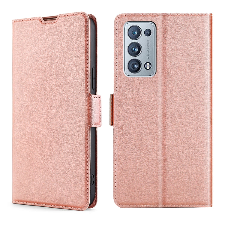 Custodia per telefono in pelle con vibrazione orizzontale in PU + TPU con fibbia laterale ultrasottile, For OPPO Reno6, For OPPO Reno6 Pro, For OPPO Reno6 Pro+ 5G, For OPPO Reno7 5G Global, For OPPO Realme 8i, For OPPO Realme 9 Pro