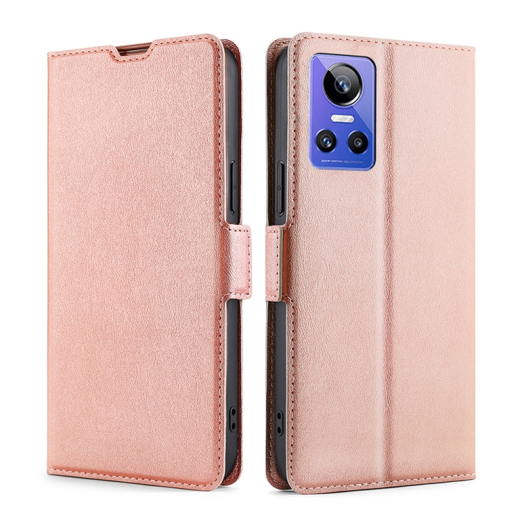 Custodia per telefono in pelle con vibrazione orizzontale in PU + TPU con fibbia laterale ultrasottile, For OPPO Realme 9 Pro+, For OPPO Realme 9i/A36 4G/A96 4G/K10 4G/A76 4G, For OPPO Realme C31, For OPPO Realme C35, For OPPO Realme GT Neo3           ...