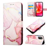 Cassa del telefono di cuoio di vibrazione del modello di marmo PT003, For OPPO A57 5G 2022, For OPPO Realme C31 4G, For OPPO Reno7 4G/F21 Pro, For Motorola Moto G 5G 2022