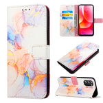 Cassa del telefono di cuoio di vibrazione del modello di marmo PT003, For OPPO A57 5G 2022, For OPPO Realme C31 4G, For OPPO Reno7 4G/F21 Pro, For Motorola Moto G 5G 2022