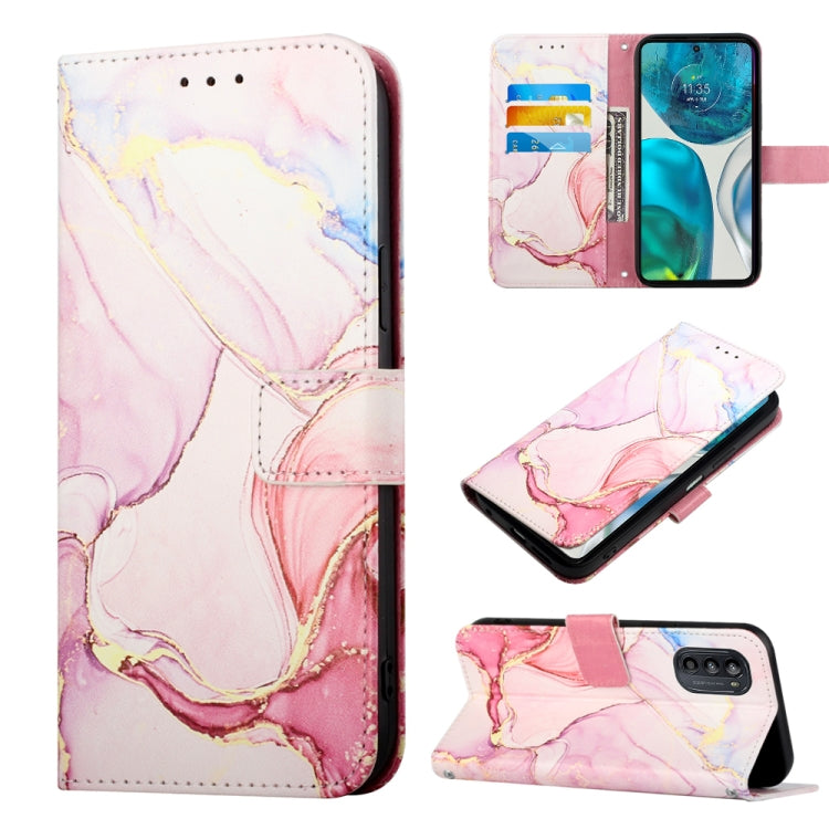 Cassa del telefono di cuoio di vibrazione del modello di marmo PT003, For Sony Xperia 1 IV, For Motorola Moto G52, For Sony Xperia 10 IV, For Sony Xperia ACE III