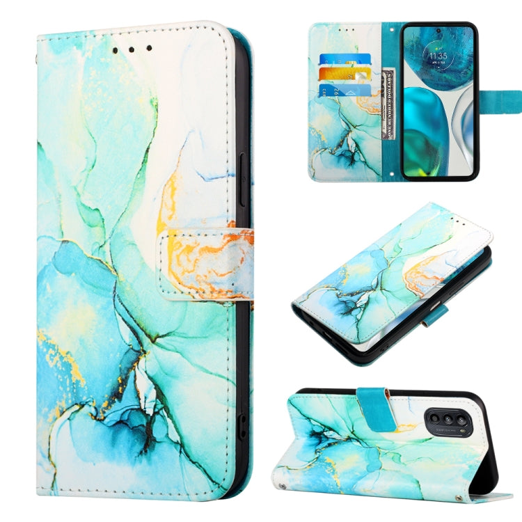 Cassa del telefono di cuoio di vibrazione del modello di marmo PT003, For Sony Xperia 1 IV, For Motorola Moto G52, For Sony Xperia 10 IV, For Sony Xperia ACE III