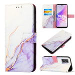 Cassa del telefono di cuoio di vibrazione del modello di marmo PT003, For OPPO A57 5G 2022, For OPPO Realme C31 4G, For OPPO Reno7 4G/F21 Pro, For Motorola Moto G 5G 2022