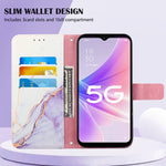 Cassa del telefono di cuoio di vibrazione del modello di marmo PT003, For OPPO A57 5G 2022, For OPPO Realme C31 4G, For OPPO Reno7 4G/F21 Pro, For Motorola Moto G 5G 2022