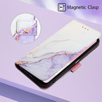 Cassa del telefono di cuoio di vibrazione del modello di marmo PT003, For OPPO A57 5G 2022, For OPPO Realme C31 4G, For OPPO Reno7 4G/F21 Pro, For Motorola Moto G 5G 2022