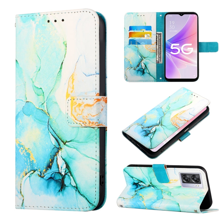 Cassa del telefono di cuoio di vibrazione del modello di marmo PT003, For OPPO A57 5G 2022, For OPPO Realme C31 4G, For OPPO Reno7 4G/F21 Pro, For Motorola Moto G 5G 2022
