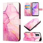 Cassa del telefono di cuoio di vibrazione del modello di marmo PT003, For OPPO A57 5G 2022, For OPPO Realme C31 4G, For OPPO Reno7 4G/F21 Pro, For Motorola Moto G 5G 2022