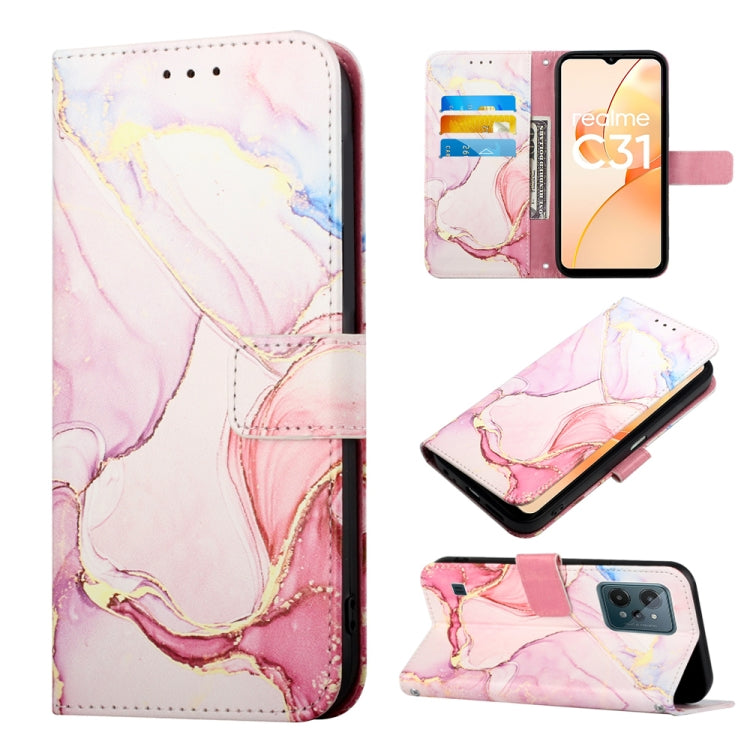 Cassa del telefono di cuoio di vibrazione del modello di marmo PT003, For OPPO A57 5G 2022, For OPPO Realme C31 4G, For OPPO Reno7 4G/F21 Pro, For Motorola Moto G 5G 2022