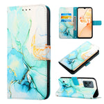 Cassa del telefono di cuoio di vibrazione del modello di marmo PT003, For OPPO A57 5G 2022, For OPPO Realme C31 4G, For OPPO Reno7 4G/F21 Pro, For Motorola Moto G 5G 2022