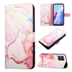Cassa del telefono di cuoio di vibrazione del modello di marmo PT003, For OPPO A57 5G 2022, For OPPO Realme C31 4G, For OPPO Reno7 4G/F21 Pro, For Motorola Moto G 5G 2022