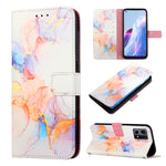 Cassa del telefono di cuoio di vibrazione del modello di marmo PT003, For OPPO A57 5G 2022, For OPPO Realme C31 4G, For OPPO Reno7 4G/F21 Pro, For Motorola Moto G 5G 2022