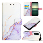 Cassa del telefono di cuoio di vibrazione del modello di marmo PT003, For Sony Xperia 1 IV, For Motorola Moto G52, For Sony Xperia 10 IV, For Sony Xperia ACE III