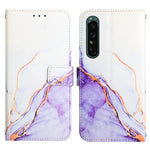 Cassa del telefono di cuoio di vibrazione del modello di marmo PT003, For Sony Xperia 1 IV, For Motorola Moto G52, For Sony Xperia 10 IV, For Sony Xperia ACE III