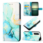 Cassa del telefono di cuoio di vibrazione del modello di marmo PT003, For Sony Xperia 1 IV, For Motorola Moto G52, For Sony Xperia 10 IV, For Sony Xperia ACE III