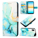 Cassa del telefono di cuoio di vibrazione del modello di marmo PT003, For Sony Xperia 1 IV, For Motorola Moto G52, For Sony Xperia 10 IV, For Sony Xperia ACE III