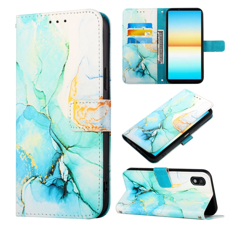 Cassa del telefono di cuoio di vibrazione del modello di marmo PT003, For Sony Xperia 1 IV, For Motorola Moto G52, For Sony Xperia 10 IV, For Sony Xperia ACE III