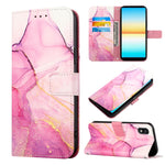 Cassa del telefono di cuoio di vibrazione del modello di marmo PT003, For Sony Xperia 1 IV, For Motorola Moto G52, For Sony Xperia 10 IV, For Sony Xperia ACE III