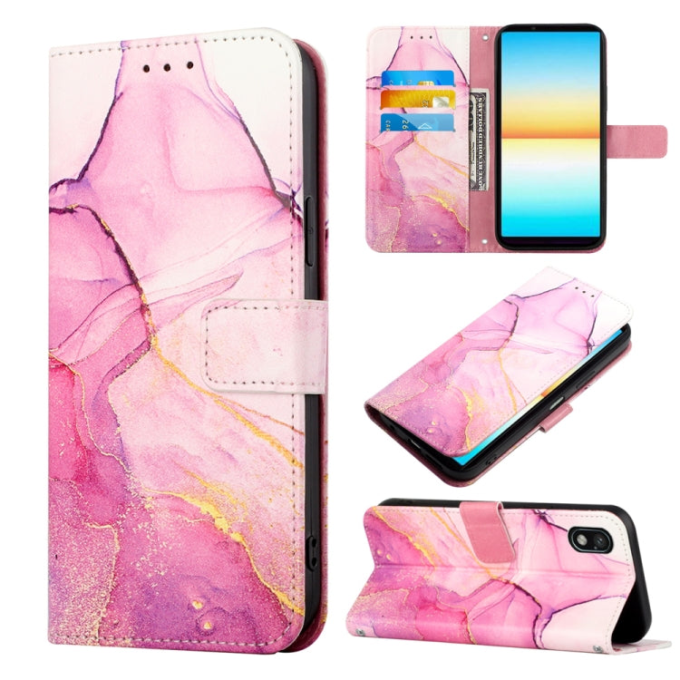 Cassa del telefono di cuoio di vibrazione del modello di marmo PT003, For Sony Xperia 1 IV, For Motorola Moto G52, For Sony Xperia 10 IV, For Sony Xperia ACE III
