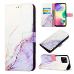 Cassa del telefono di cuoio di vibrazione del modello di marmo PT003, For Xiaomi Redmi 10A, For Samsung Galaxy M33 5G, For Samsung Galaxy M53 5G
