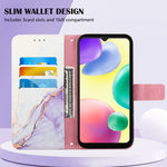 Cassa del telefono di cuoio di vibrazione del modello di marmo PT003, For Xiaomi Redmi 10A, For Samsung Galaxy M33 5G, For Samsung Galaxy M53 5G