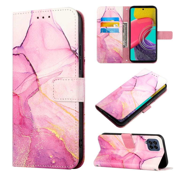 Cassa del telefono di cuoio di vibrazione del modello di marmo PT003, For Xiaomi Redmi 10A, For Samsung Galaxy M33 5G, For Samsung Galaxy M53 5G