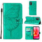 Custodia per telefono in pelle con farfalla goffrata, For Alcatel 1L 2021, For Motorola Moto G 5G 2022, For Motorola Moto G52