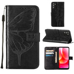 Custodia per telefono in pelle con farfalla goffrata, For Alcatel 1L 2021, For Motorola Moto G 5G 2022, For Motorola Moto G52