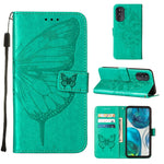 Custodia per telefono in pelle con farfalla goffrata, For Alcatel 1L 2021, For Motorola Moto G 5G 2022, For Motorola Moto G52